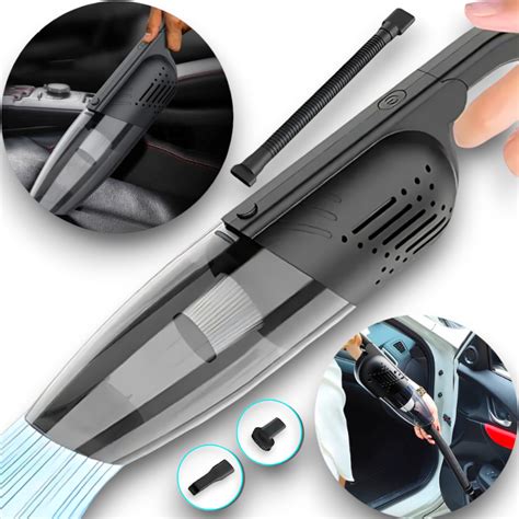 Aspirador De Carro Potente - Mini Aspirador De pó Portátil Automotivo Carro e Casa Potente ...
