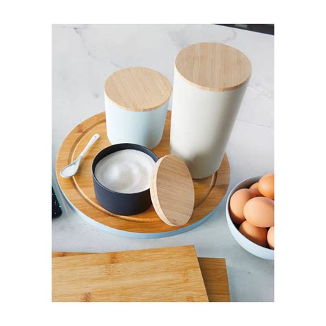 Kirkton House Bamboo Canister Set 390 Ml 3 Pack Nortram Retail