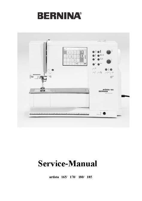 Bernina Sewing Machine Diagram Of Parts