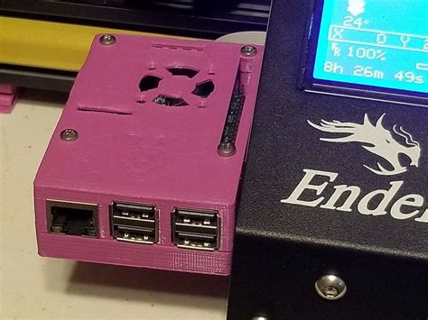 Free Stl File Raspberry Pi B Case With V Slot For Creality Ender 3 And Ender 3 Pro 🔧・3d Printer