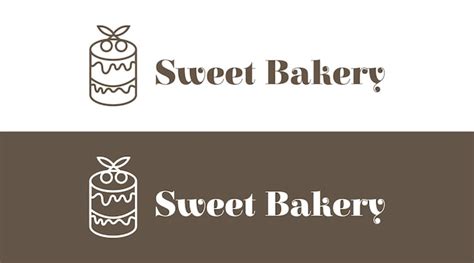 premium vector sweet bakery logo vector isolated  white bakery