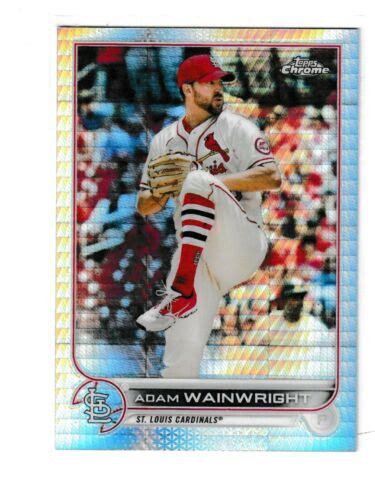 Adam Wainwright 2022 Topps Chrome Refractor 52 Cardinals EBay