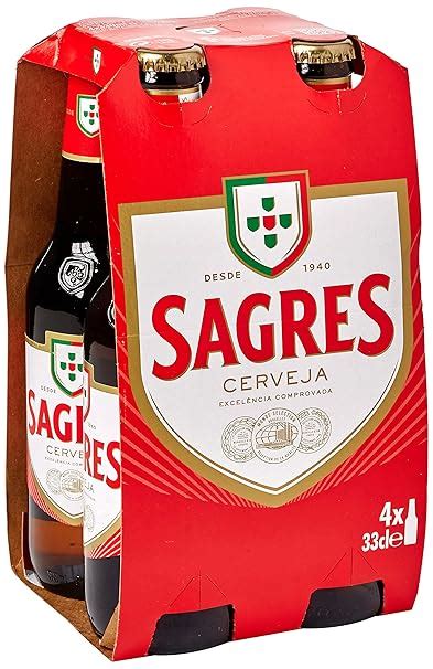 Sagres Cerveja Lager 4 X 330ml Uk Grocery