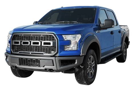 Paramount® Ford F 150 2015 2016 Raptor Style Black Powder Coated Honeycomb Grille