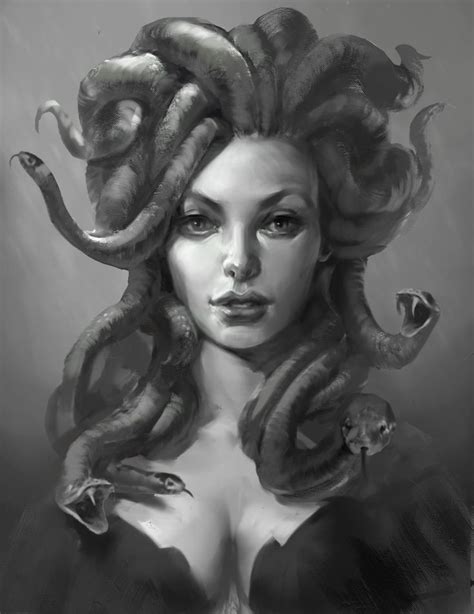 Beautiful Medusa Drawing | www.imgkid.com - The Image Kid Has It!