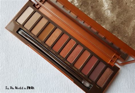 Urban Decay Naked Heat Palette Swatches Makeup Look And Review See The World In Pink