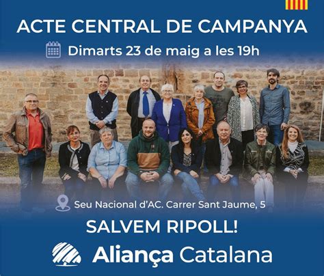 Alian A Catalana On Twitter T Esperem Dem Al Nostre Acte Central De