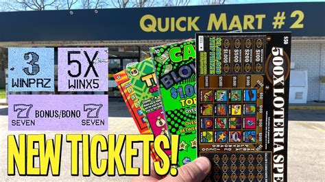 New Tickets Are Hot New 50 500x ⫸ 200 Texas Lottery Scratch Offs Youtube