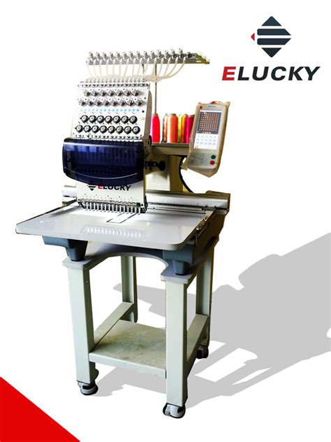 Single Head Computerized Embroidery Machine For Cap T Shirt Flat