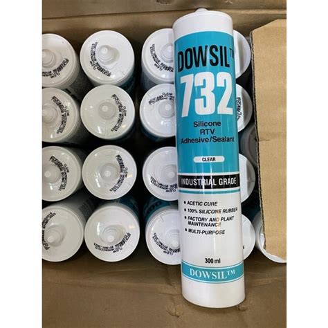 Jual dowsil 732 / dowsil 732 silicone rtv adhesive/sealant | Shopee ...