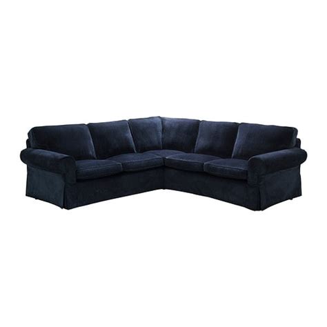 Ikea Cover For Ikea Ektorp Corner Sofa Vellinge Dark Blue Slipcover New