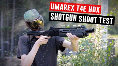 Umarex T E Hdx Cal Paintball Shotgun Shoot Test Defcon Paintball