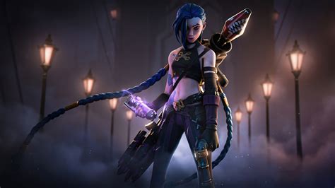 Arcane Jinx 4k 3211e Wallpaper Pc Desktop