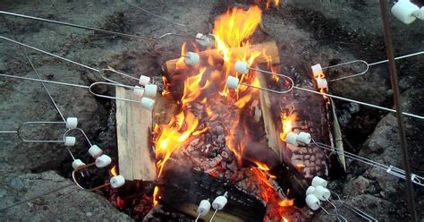 marshmallow sticks  mastering smores mom  camping