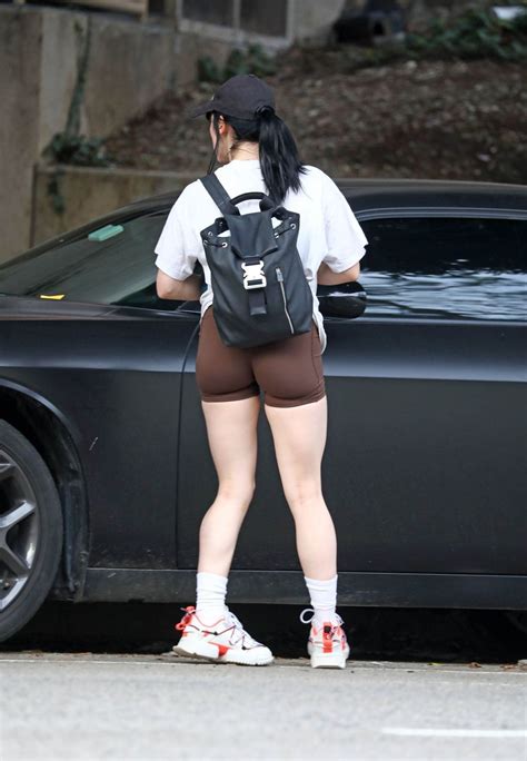 Billie Eilish Shows Legs & Ass in Tight Shorts Out in LA | BootymotionTV