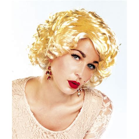 Perruque style marylin perruque pin up blonde années
