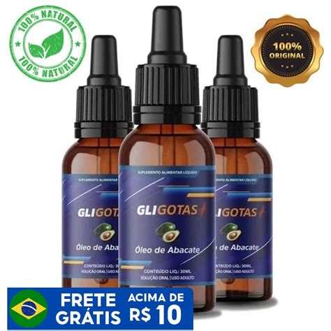 Glico Gotas Kit Natural Ajuda No Controle Da Diabetes