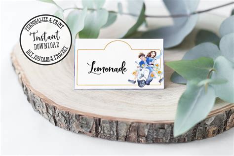 Thats Amore Italy Place Cards • Thats Amore Party • Instant Download
