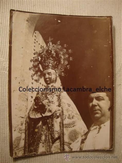 Antigua Fotografia Albumina Original Elche A Os Historica La Virgen