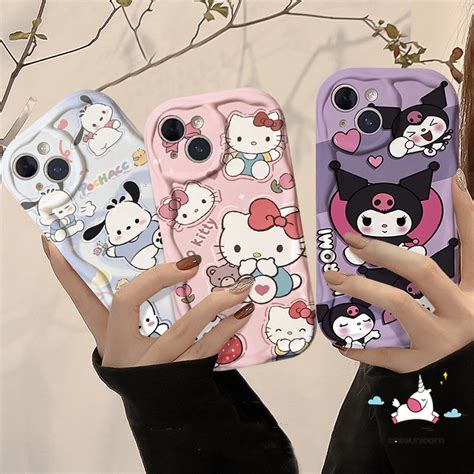 Cute Kuromi Pochacc Case For Tecno Spark Go Infinix Hot
