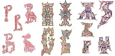 Плетение словес | Буквицы, Инициалы, Орнаменты