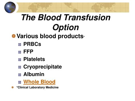 Ppt Battlefield Blood Transfusion Powerpoint Presentation Free