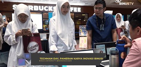 techmanday mei  binus university kemanggisan dorong inovasi