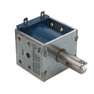 Linear Solenoid C Series Deltrol Controls Open Frame Magnetic