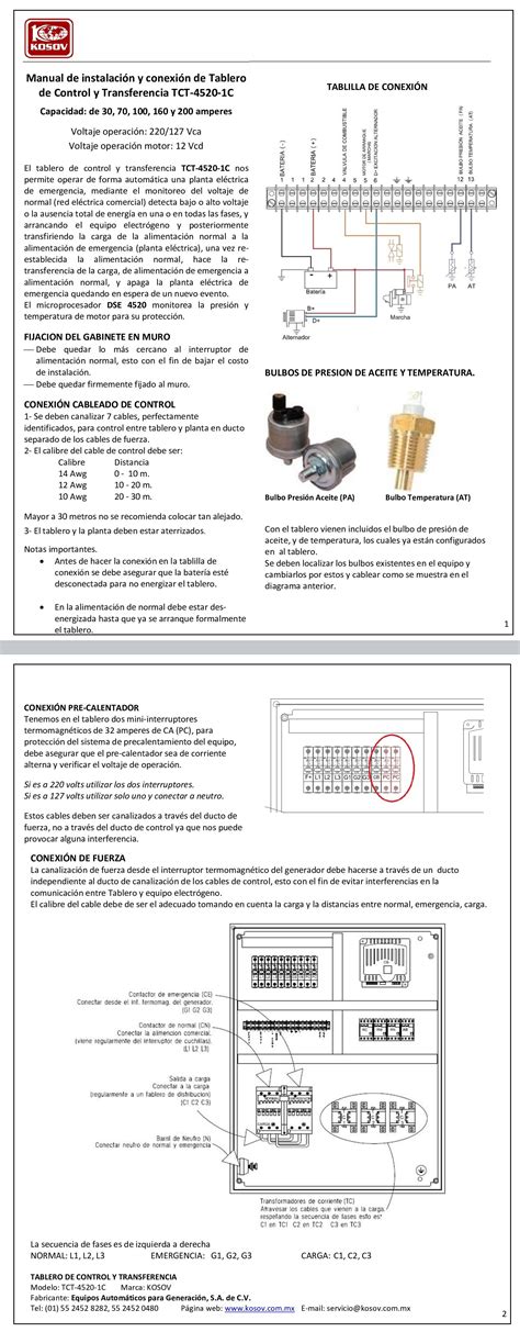 Gu A R Pida De Instalaci N Y Conexi N De Tablero De Control Y