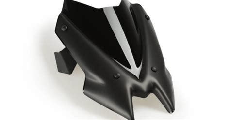 Ζελατίνα Puig Naked New Generation Sport Kawasaki Z H SE μαύρη MotoRAID