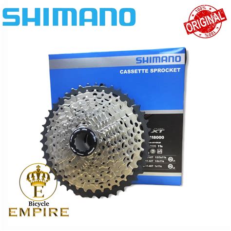 Jual Cassette Sprocket Shimano Deore XT CS M8000 11 Speed 11 42T