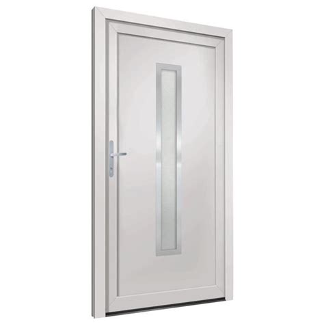 CYA Porte d entrée Blanc 98x200 cm PVC AB3187887 Bon qualité