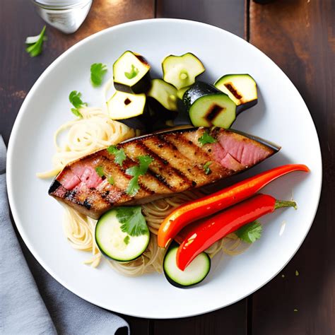 Thon aux légumes grillés recette saine et équilibrée à découvrir