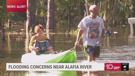 Alafia River Seeing Major Flooding After Hurricane Ian