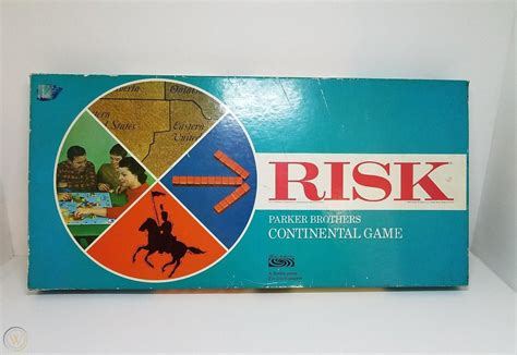 Vintage Risk Board Game Parker Brothers War Strategy Complete