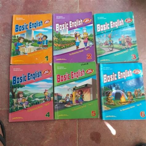 Jual Buku Bahasa Inggris Basic English SD Mi Kelas 1 2 3 4 5 6