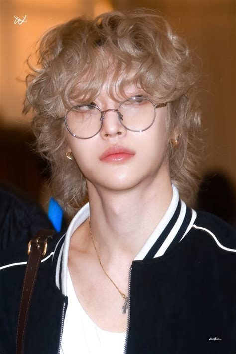 240414 WONBIN GMP AIRPORT Blonde Hair Boy Hair Inspiration Short Hair Inspiration