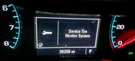 2018 Chevy Silverado Service Tire Monitor System
