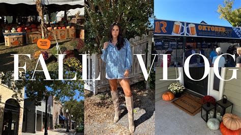 FALL VLOG Pumpkin Patch Football Exploring A New Town We Finally