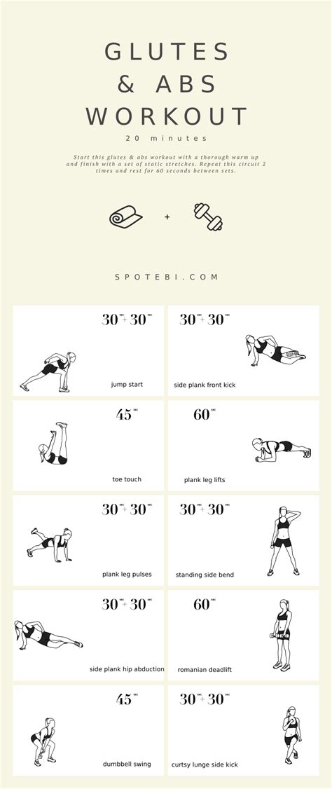 20-Minute Glutes & Abs Workout