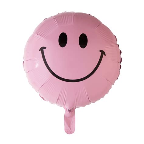 Heliumballon Emoji L Cheln Hellrosa Cm Leer Partywinkel