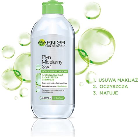 Garnier Skin Naturals P Yn Micelarny W Dla Sk Ry Normalnej I