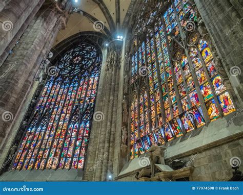 Interior from the Duomo in Milan Stock Photo - Image of column, milan: 77974598