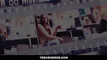 TeenRobber Skinny Small Tits Blonde Shoplifter Strip Searched Then Fuck By Guard After Deal