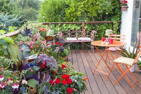 Am Nager Petite Terrasse Fleurie V G Talis E Astuces D Tente Jardin