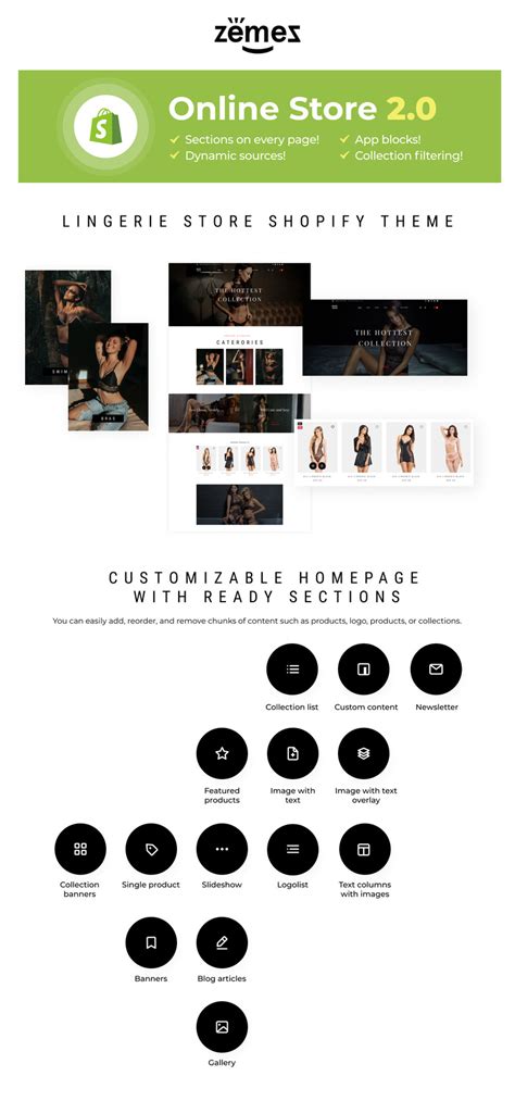 Under Wear Lingerie Store Shopify Theme Templatemonster
