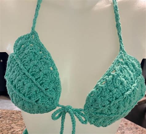 Crochet Mermaid Shell Bikini Top Etsy