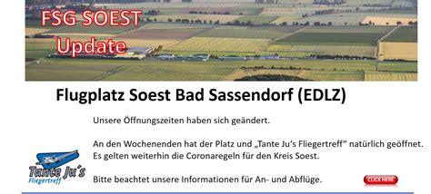 Flugplatz Soest Flugsportgemeinschaft Soest E V