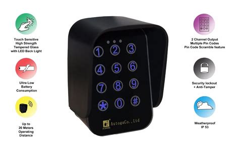315433mhz Wireless Keypad For Gate Openers Buy Wireless Keypad2 Chs