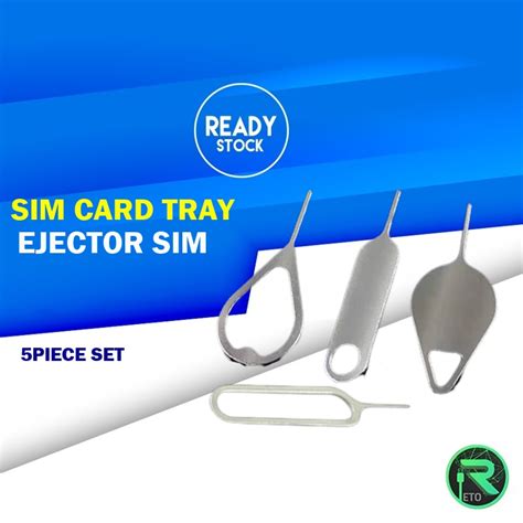 Metal Sim Card Tray Removal Eject Pin Key Tool Ejector Needle For